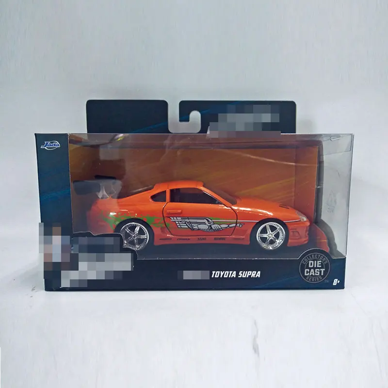TOYOTA SUPRA JADA 1/32 масштаб Плимут GTX, тойота Супра, ниссан R34, Dodge зарядное устройство, HONDA S2000, Mitsubishi Eclipse литая металлическая модель автомобиля игрушка - Цвет: TOYOTA SUPRA