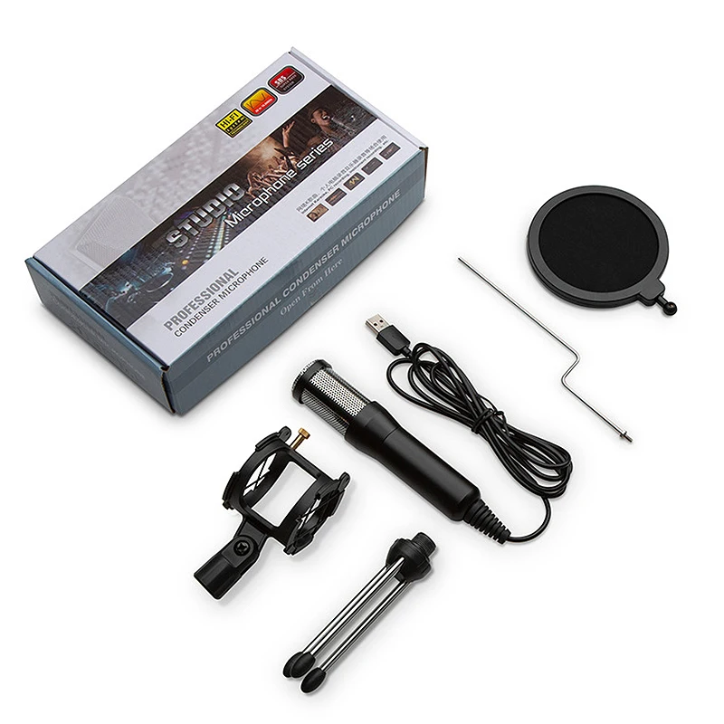

Professional USB Microphone Condenser Microphone Computer Microphone Conference Voice PS4 Gaming Microphone USB MIC