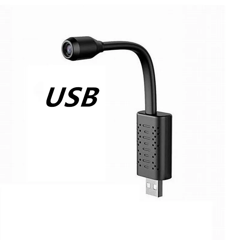 Without WiFi Новинка, HD Smart Mini Wifi USB камера, ip-камера наблюдения в реальном времени, AI Обнаружение человека, циклическая запись, мини-камера, скрытая pk sq11 - Цвет: Without WiFi