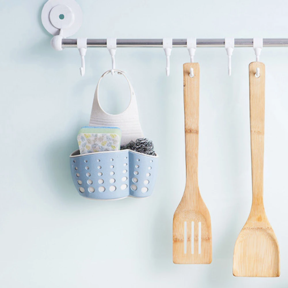 Держатель губок на раковине для кухни и ванной подвесная корзина слива