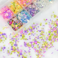 22gbag sequin flake confetti star heart shell moon 3d glitter paillettes for diy nail art event party table confetti decoration