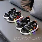 Сандалии детские Человек-паук со светодиодной светильник кой