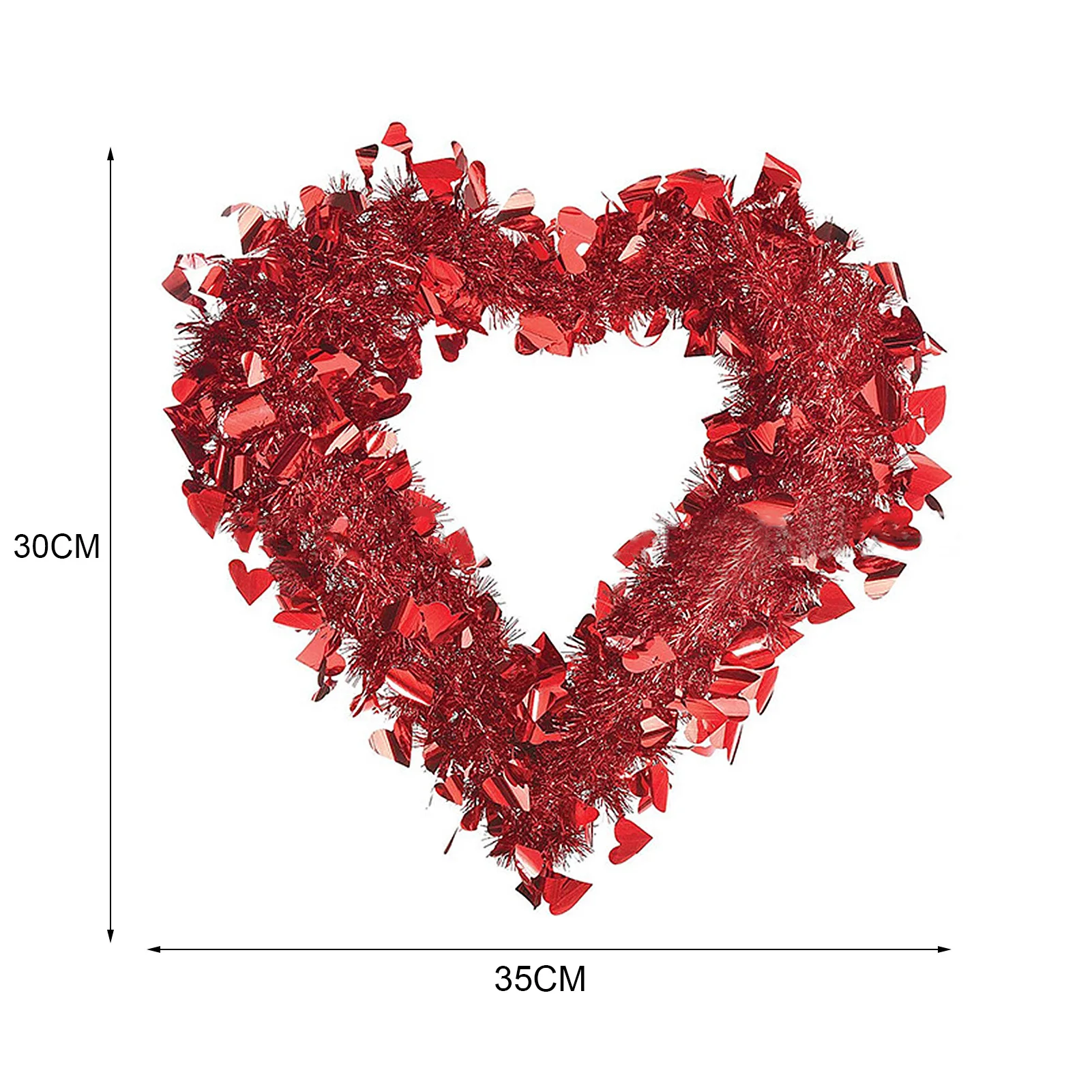 Гирлянда в форме сердца украшение на День святого Валентина свадьвечерние