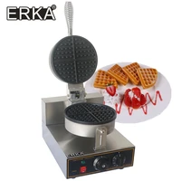 erka commercial electric waffle maker single head waffle oven lattice cake maker scones maker baking pan nonstick pan waffle