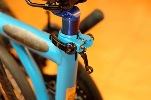 7 цветов складной велосипед Seatpost зажим крюк ультра легкий захват для brompton складные birdy части