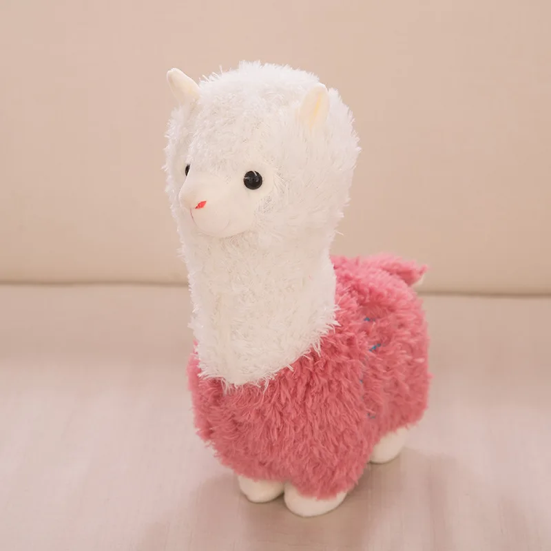 28cm Cute Alpaca Plush Toy Kids Real Doll Pillow Animal Stuffed Soft Birthday Decoration Gifts Bed For Girls Children | Игрушки и хобби