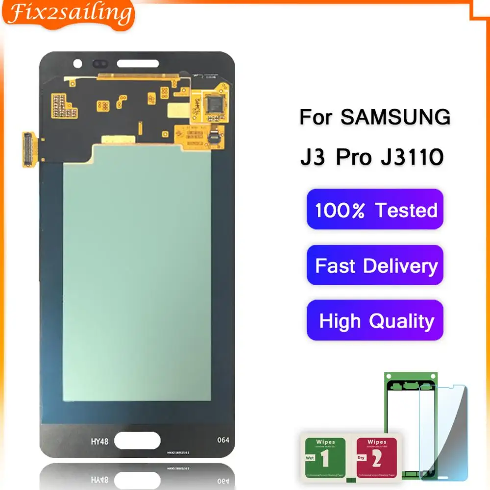 100% протестированный рабочий AMOLED ЖК дисплей fix2sail с сенсорным экраном в сборе для