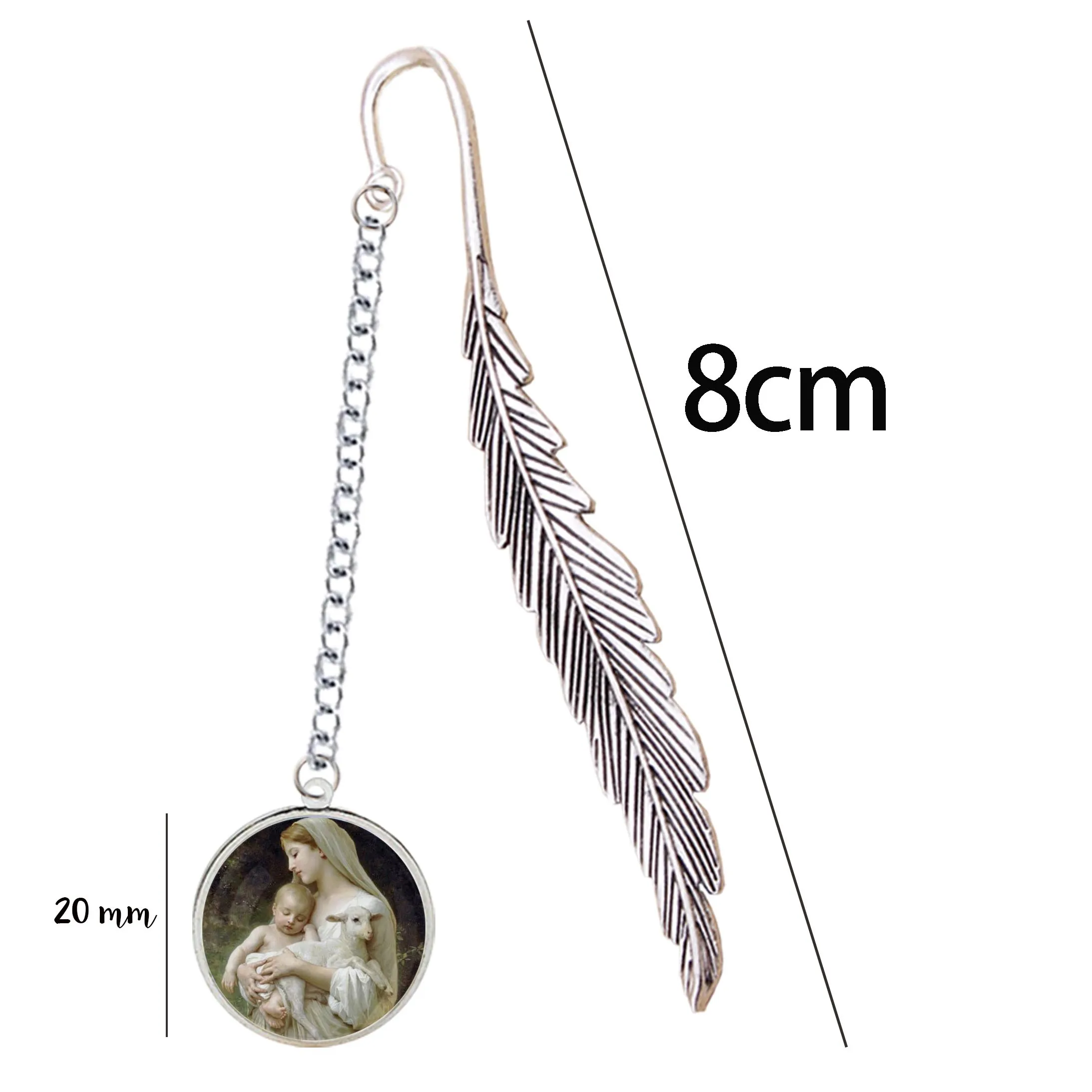 Металлическая книга 8 см детская Иисус король Христос картина мама любовь