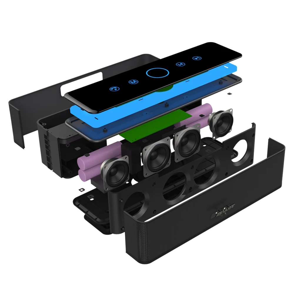 Bluetooth Колонка ZEALOT S7 портативная Hifi глубокие басы сенсорное
