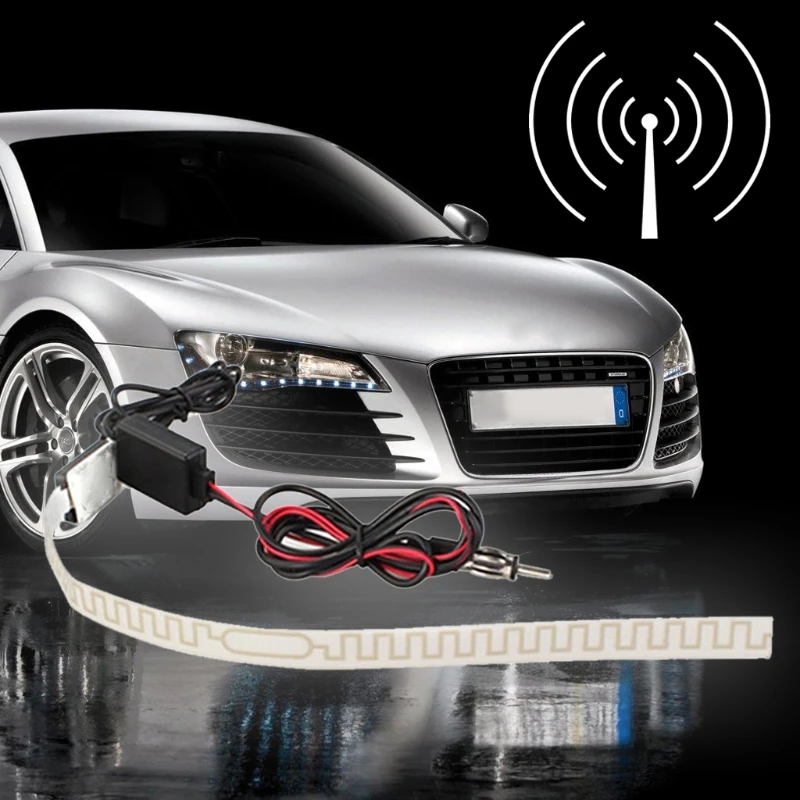 

AM/FM Hidden Windshield Antenna Signal Amp Amplifier Receiver Aerial for Car