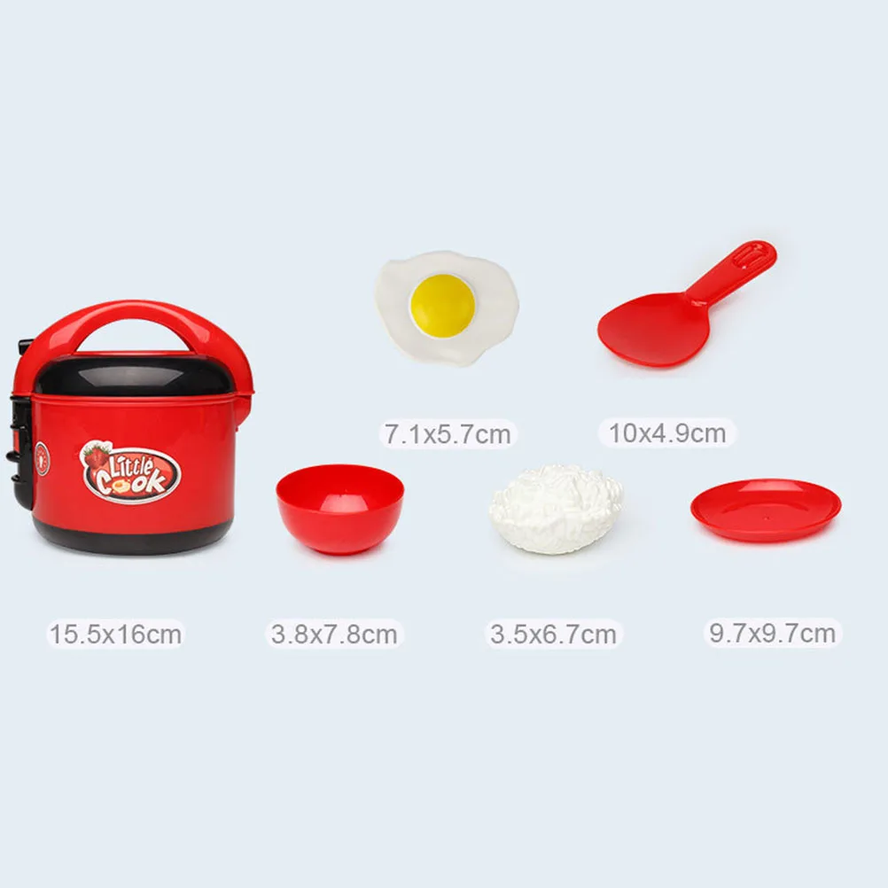 6 шт./компл. кухонная рисоварка для ролевых игр светильник кой и звуками
