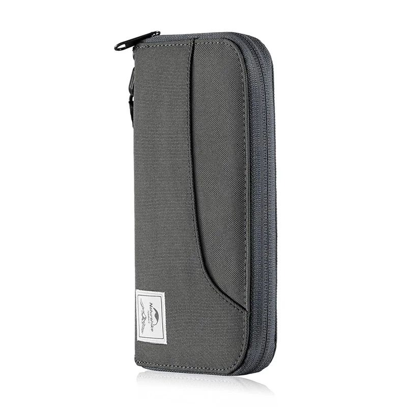 Naturehike Rfid Держатель для паспорта дорожный кошелек Rfid Бумажник для паспорта водонепроницаемый чехол для паспорта органайзер для паспорта на молнии - Цвет: Grey