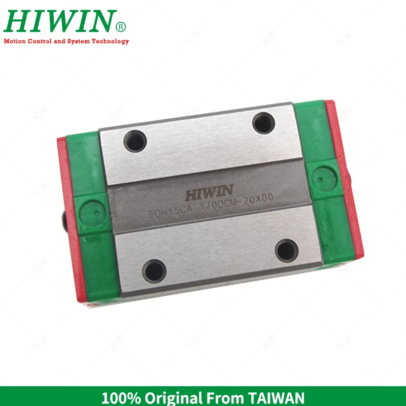 HIWIN Original EGH15CA MGN9H Slider Block Linear Rail Guide carriages for CNC Router Woodwork Laser Machine 3D Printer | Обустройство