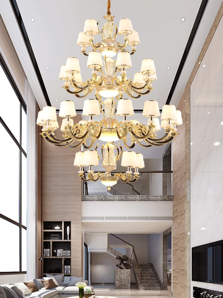 Светодиодный светильник из цинкового сплава Европейский роскошный дуплекс для