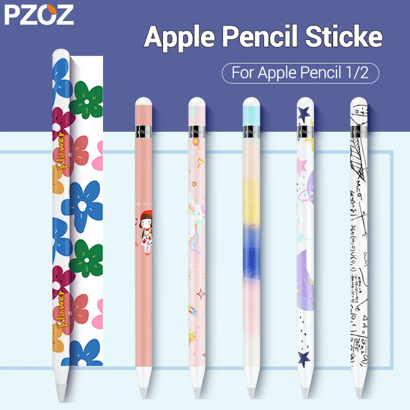 PZOZ для apple pencil 1 2 наклейки устойчивые к царапинам ультра тонкие нарисованные