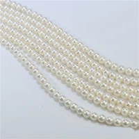 7 8mm aa natural perfect round pearl strand loose beads women lady jewelry diy