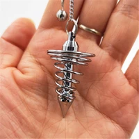 sl pendulums for dowsing reiki pendulum pendant natural stone amulet healing pyramid spiritual copper metal charms chakra amulet