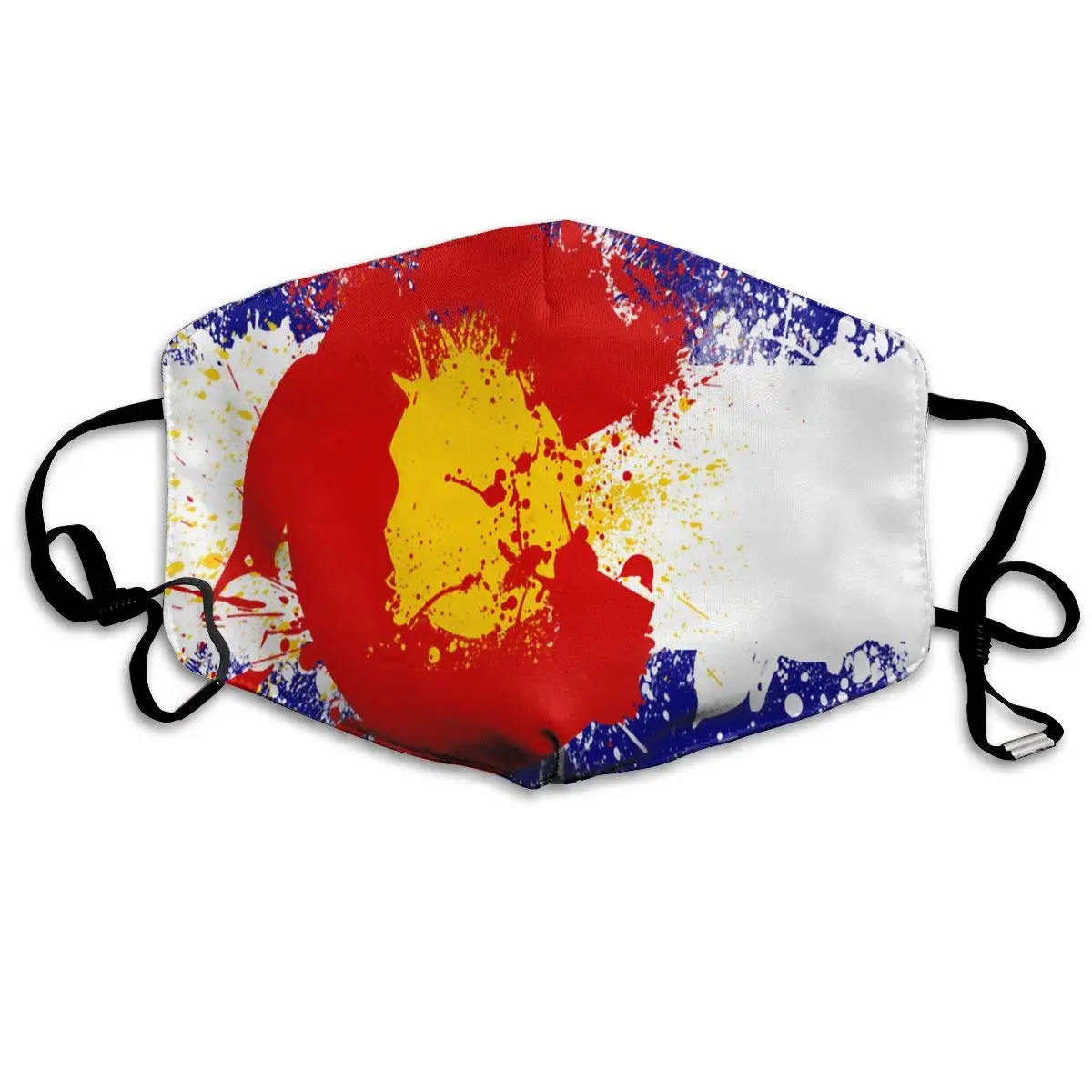 

Маски для лица Анти-пыль крышка Мода акварель флаг Колорадо подлежит стирке и многоразовому использованию теплая маска ветрозащитная для ж...