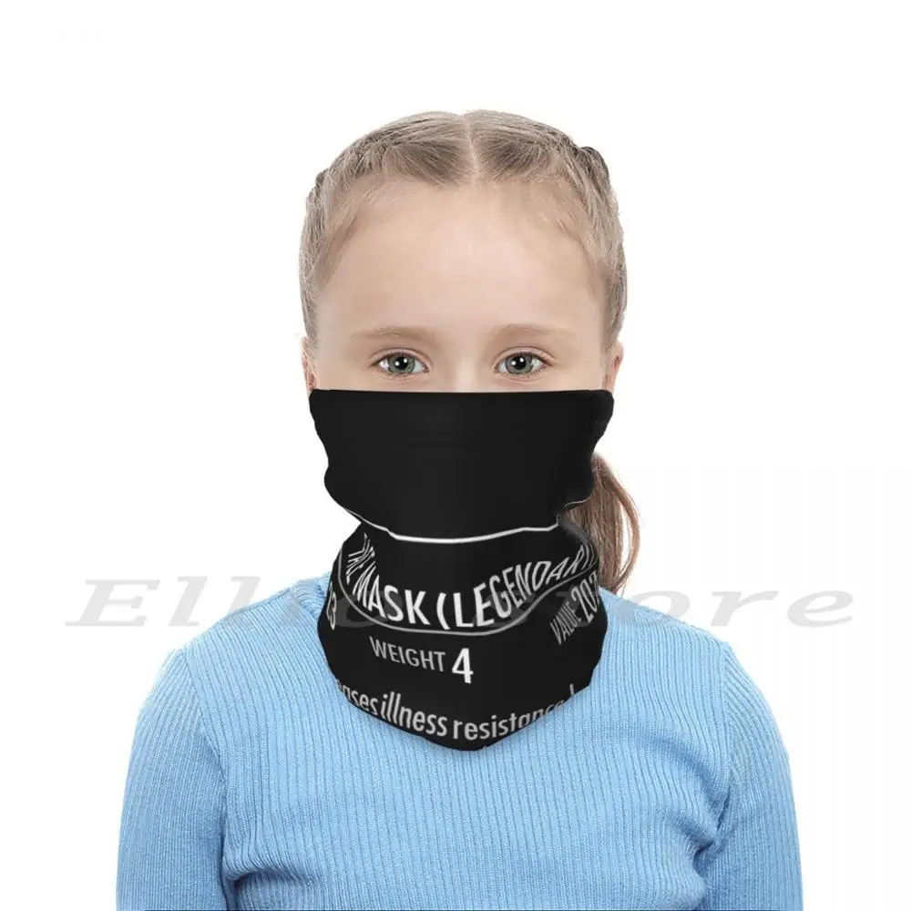 Smu Легендарная маска для лица взрослых и детей защита от пыли 5 шарфов самодельная