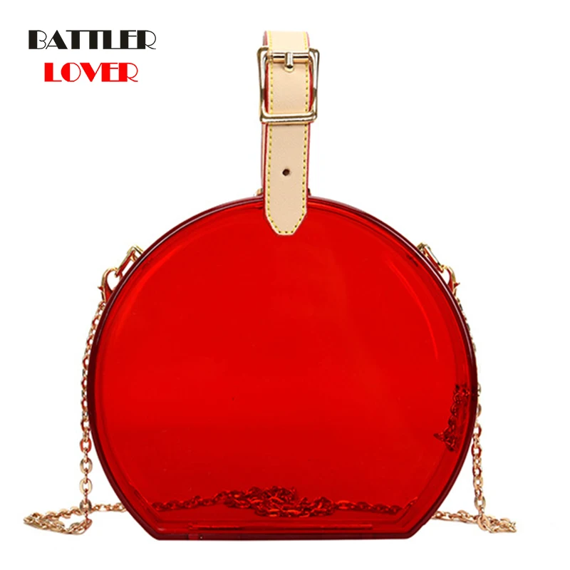 

Fashion Acrylic Buckle Women Purses And Handbags Designer Bag Female Party Clutch Chain Shoulder Bag Casual Top Handle Wedding