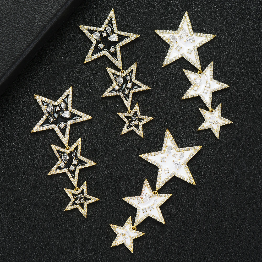 

Новые модные дизайнерские серьги-подвески KellyBola в виде звезд для свадебной вечеринки, висячие серьги, ювелирные изделия для женщин, девушек ...