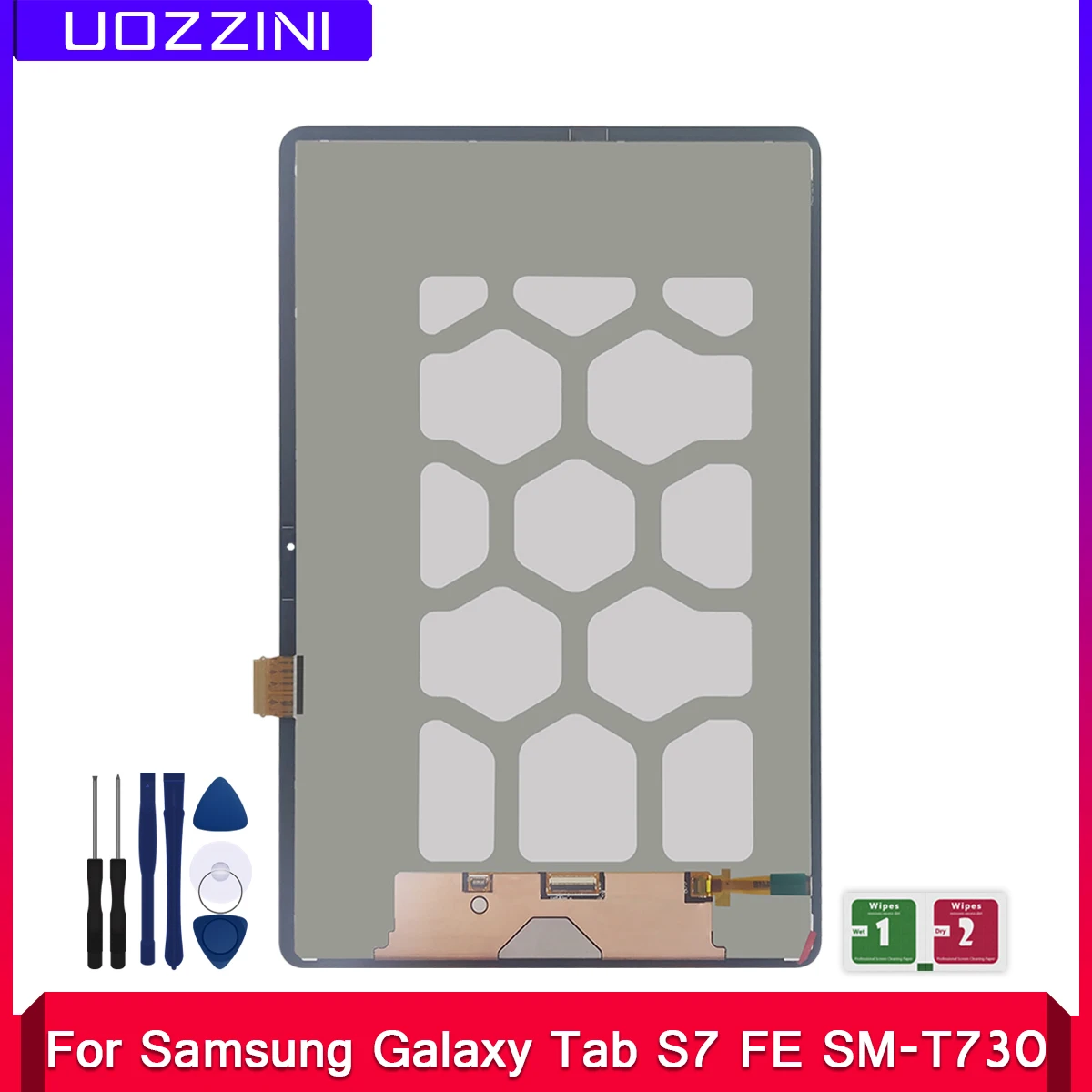 Фото ЖК-дисплей 10,1 дюйма для Samsung Galaxy Tab S7, ЖК-дисплей с сенсорным экраном и дигитайзером в сборке для Samsung Galaxy Tab S7, FE T730, T733, T735, T736, T737, T738 №1