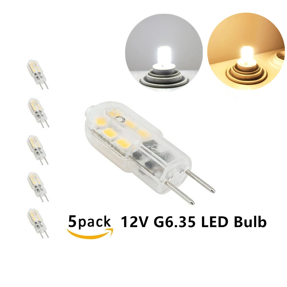 LED MiNi 3W Bi-pin Base JC Type GY6.35 Led Light AC/DC 12V G6.35 Bulb Lights 20W Halogen Replacement For Kitchen Lighting | Освещение