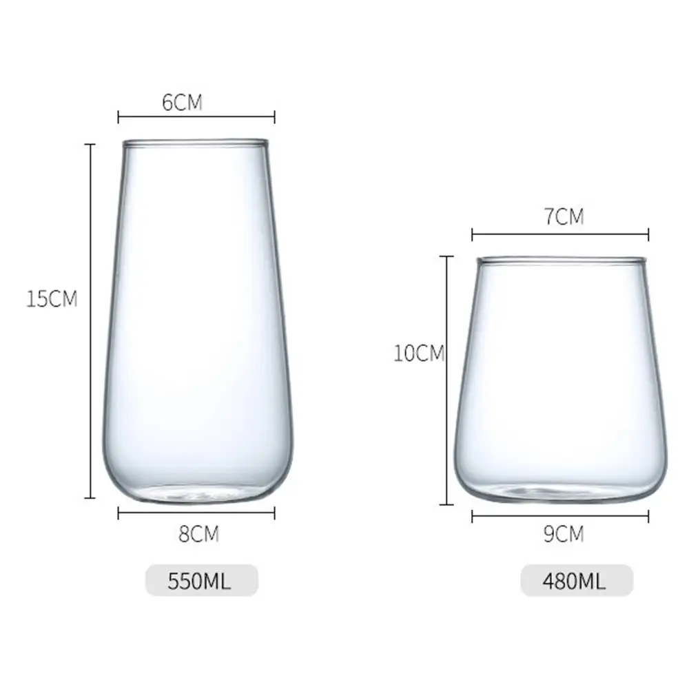 Creative Tea Cup Cold Drink Droplet Shape Coffee Pots Glass Dining Container Mugs Bar Insulated Thermal Summer Milk | Дом и сад