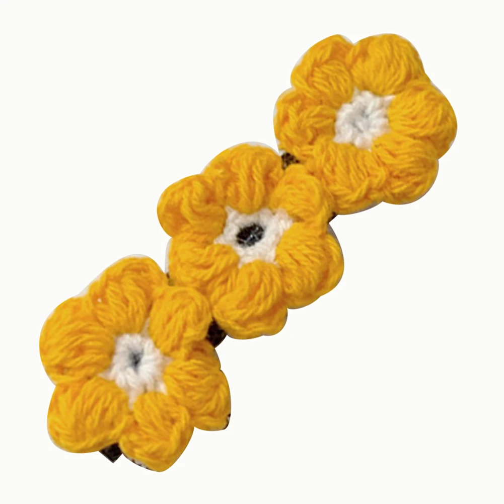 Модная Винтажная заколка для волос Ромашки кроше специально осени и