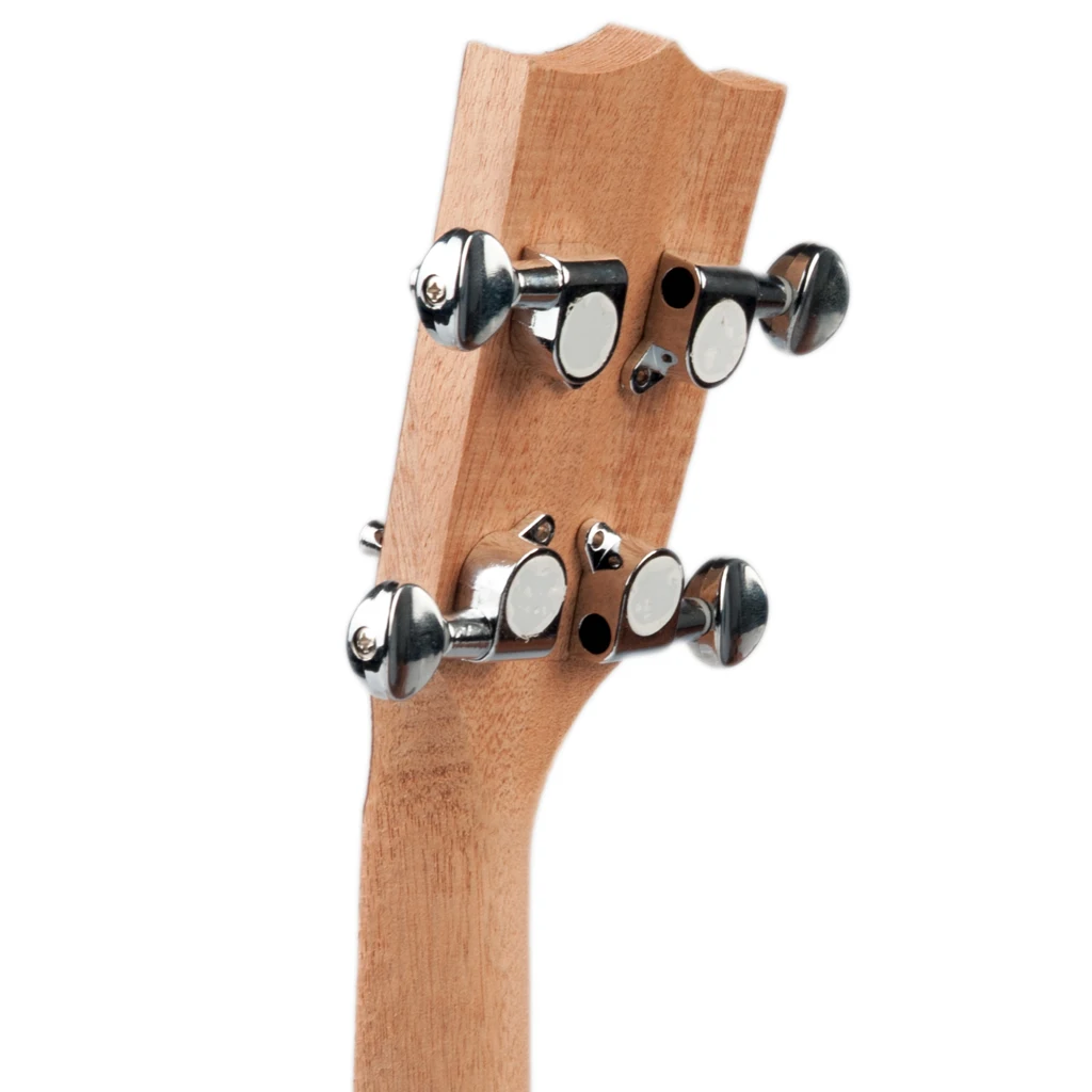 

Pack of 4 Metal Ukulele String Tuning Pegs Keys 2L+2R Musical Instrument Parts DIY