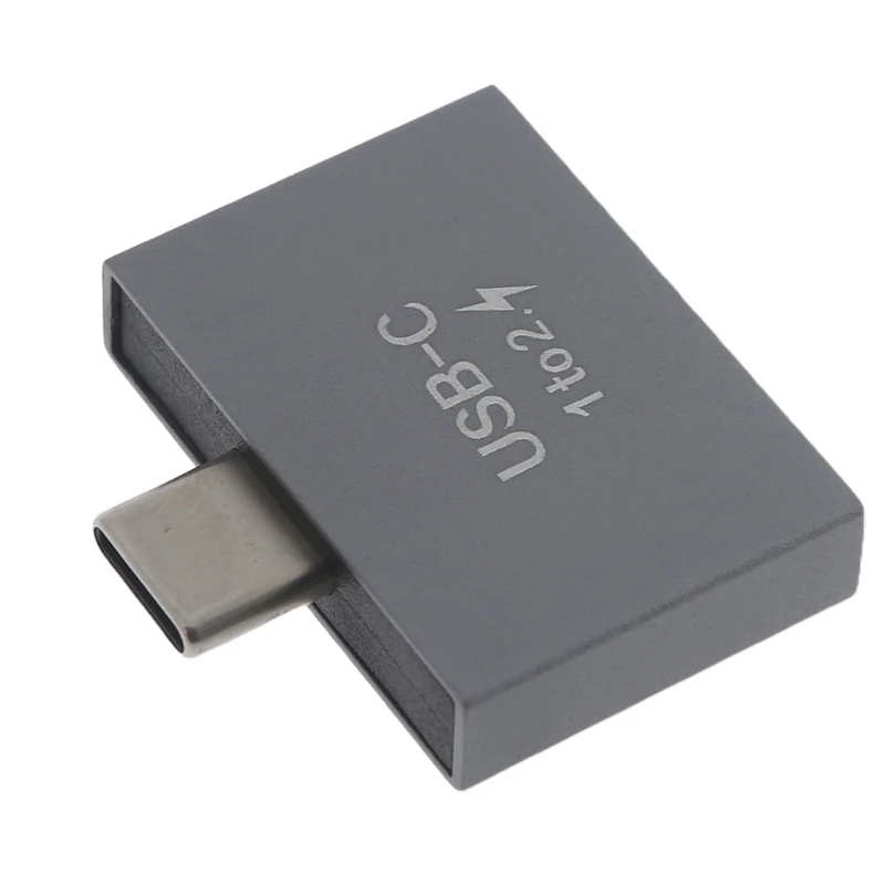 Переходник с USB C папа на Dual мама |