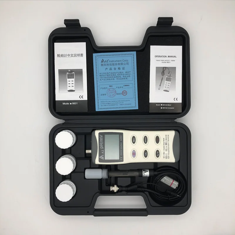 Измеритель PH AZ8601 тестер диапазона 0 00-14 00 портативный измеритель ORP Mv и
