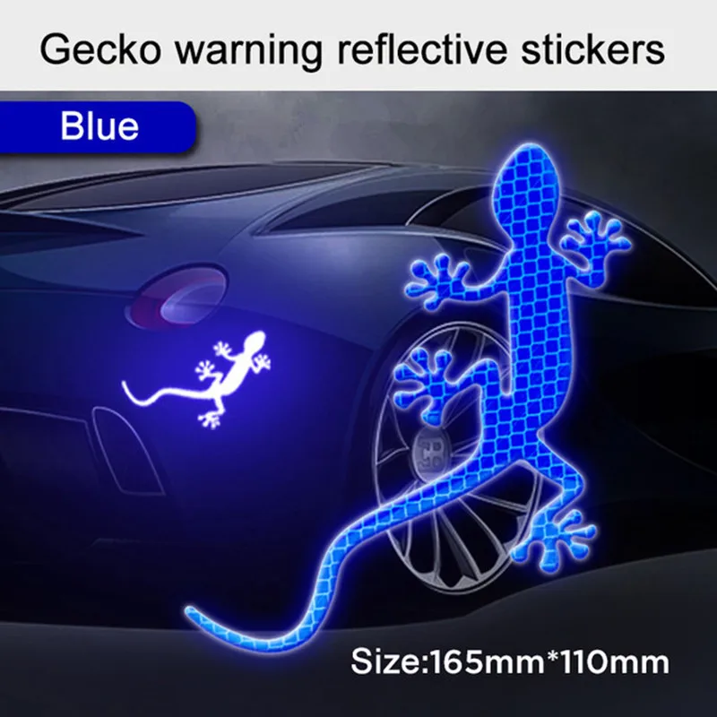 Автомобильная наклейка Gecko Refective стикер s Авто наклейки Предупреждение ющие и