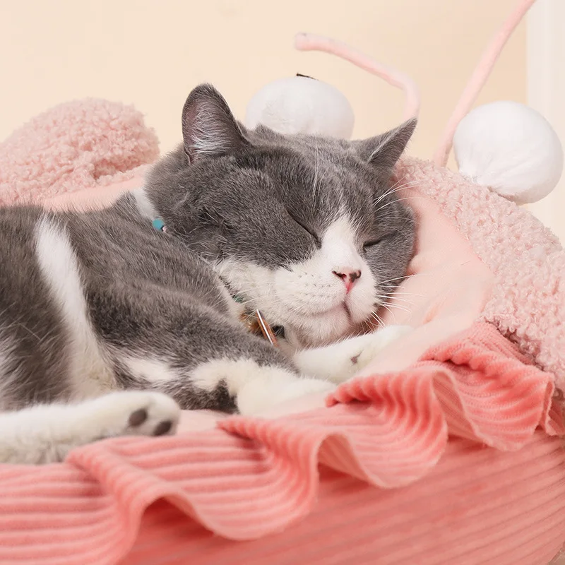 

Cat Litter Open Lobster Shape Pet House Summer Cat Litter Comfortable Litter Pad Separation Supplies Small and Medium-sized Dogs
