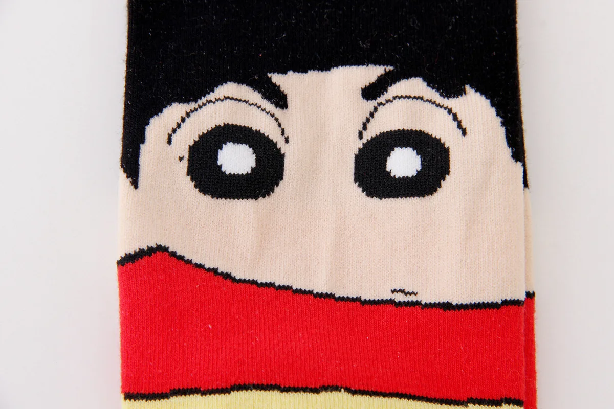 Новинка, милые носки с 3D принтом собаки поросенка, забавные носки, унисекс, Sox Crayon Shin Chan Femmes, мужские короткие носки, цветные дышащие