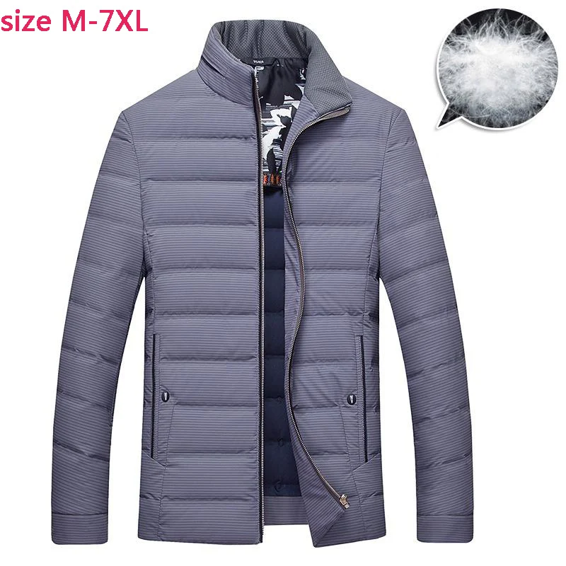 new arrival fashion super large Men Down Jacket Casual Winter Loose high quality coat Polychromatic plus size M-3XL4XL5XL6XL7XL | Мужская