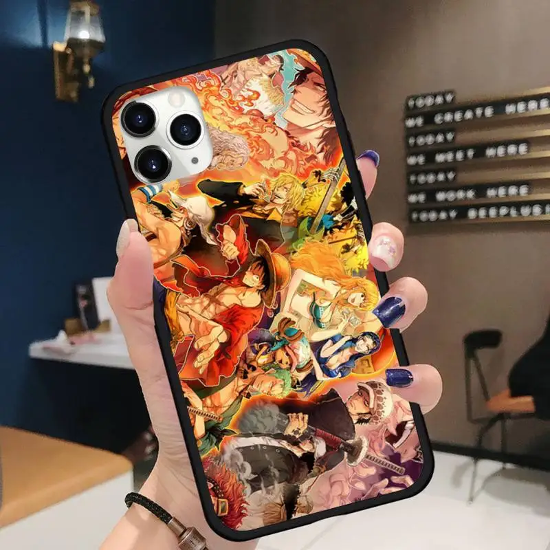 

Anime Nami Chopper Luffy Anime cartoon Phone Case for iPhone 11 12 pro XS MAX 8 7 6 6S Plus X 5S SE 2020 XR Soft silicone