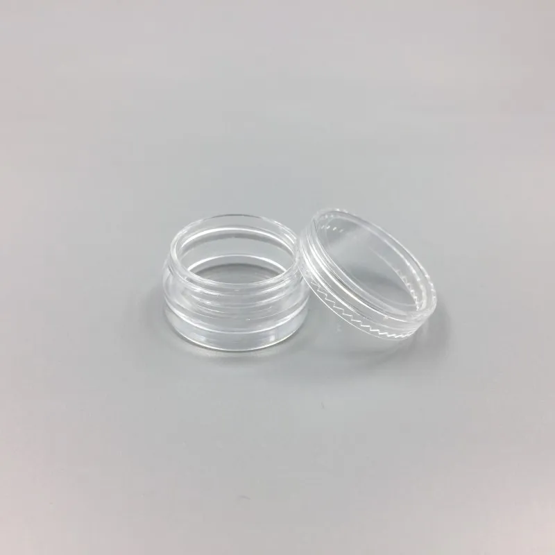 1 мл/1 г пластиковая пустая баночка косметический образец Прозрачный Горшок