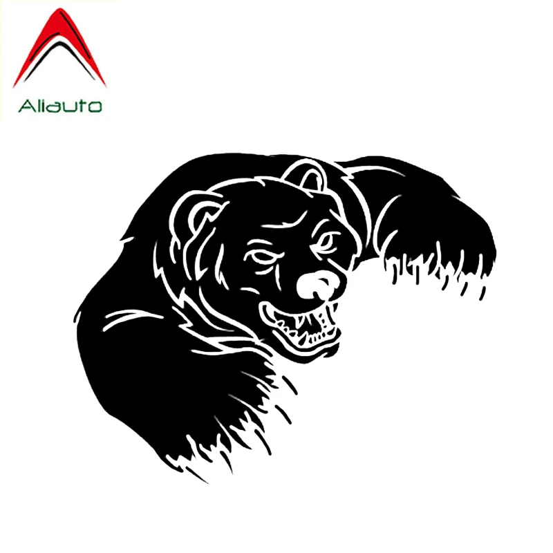 Aliauto креативные автомобильные стикеры Angry Bear животные дикий хищник графический