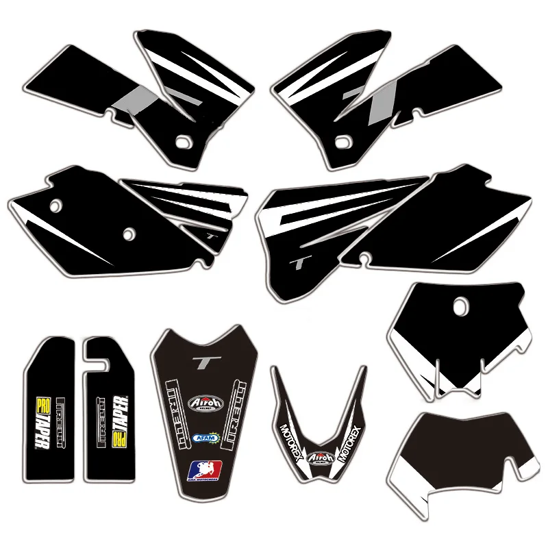 

Наклейка Стикеры для KTM SX EXC XCW XC XCF XCFW EXCR MXC SX SXF 125 200 250 300 400 450 525 2005 2006 2007 обтекатель графический