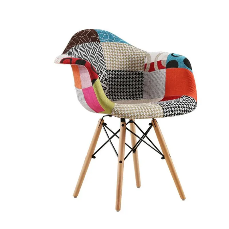 Многоцветный современный минималистичный Повседневный обеденный стул для