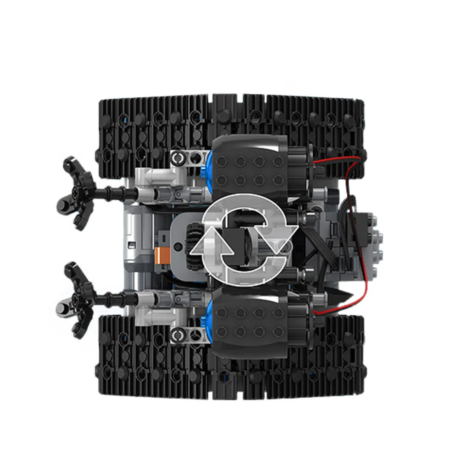 Technic City дистанционное управление RC бульдозер Электрический дизайнер строительные блоки технические Совместимость с инженерным 408 шт. игрушки подарки