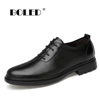 genuine leather oxfords shoes plus size lace up mens wedding dress shoes men business men shoes flats dropshipping