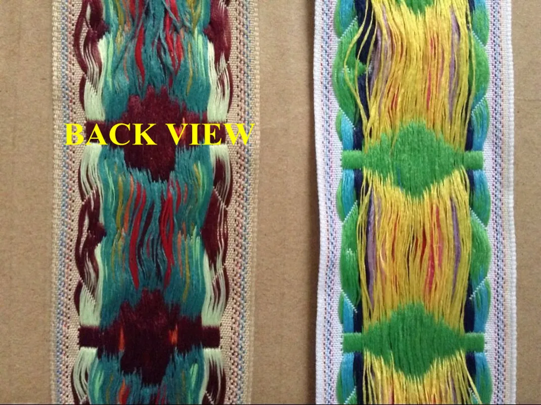 Односторонняя тесьма с вышивкой в стиле нации лента этическом аксессуары