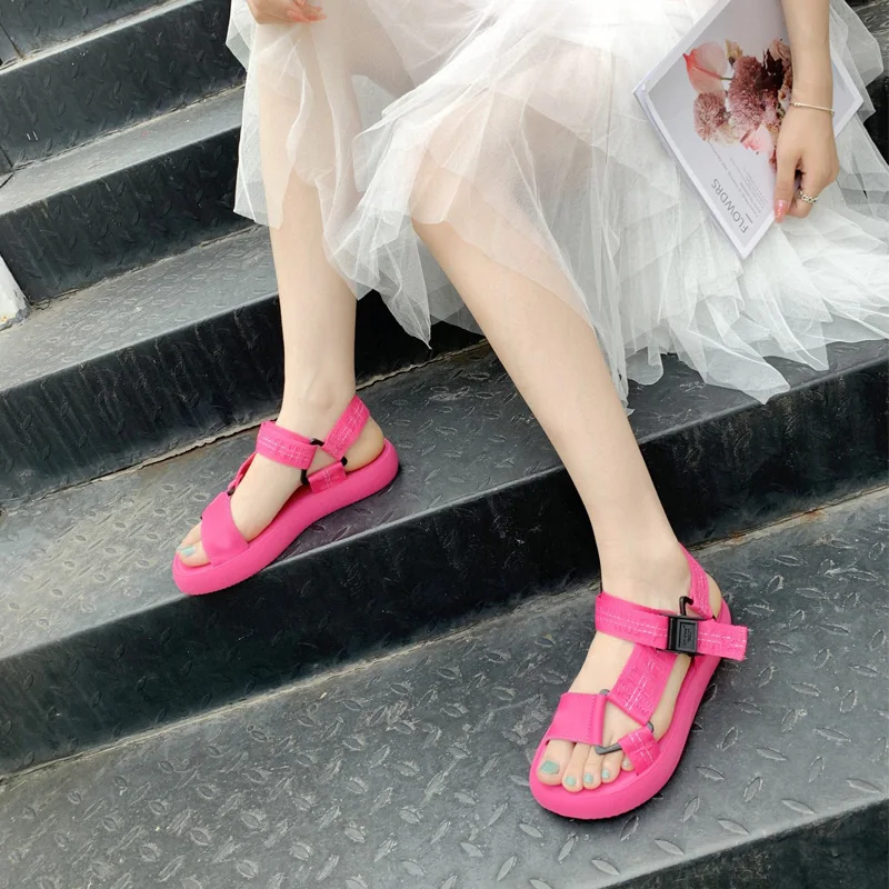 

Couple Sandals Luxury Brand Fashion Trend All-match Flat-bottomed Comfort Summer High-quality Non-slip Sandals 35-45S For Men