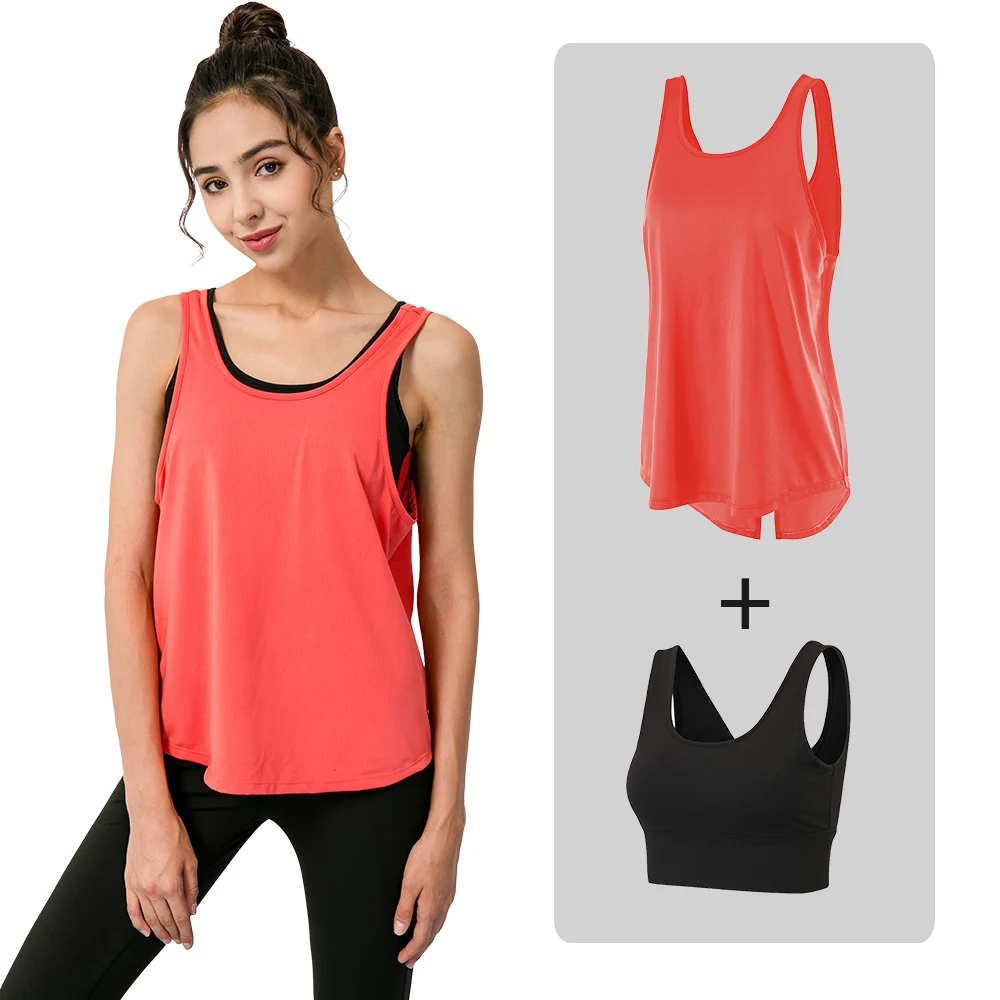

Sexy Breathable Yoga Shirts Loose Sports Fitness Sleeveless Vest Running Quick Dry Tops Workout Sports Gym Backless Shirt +Spor