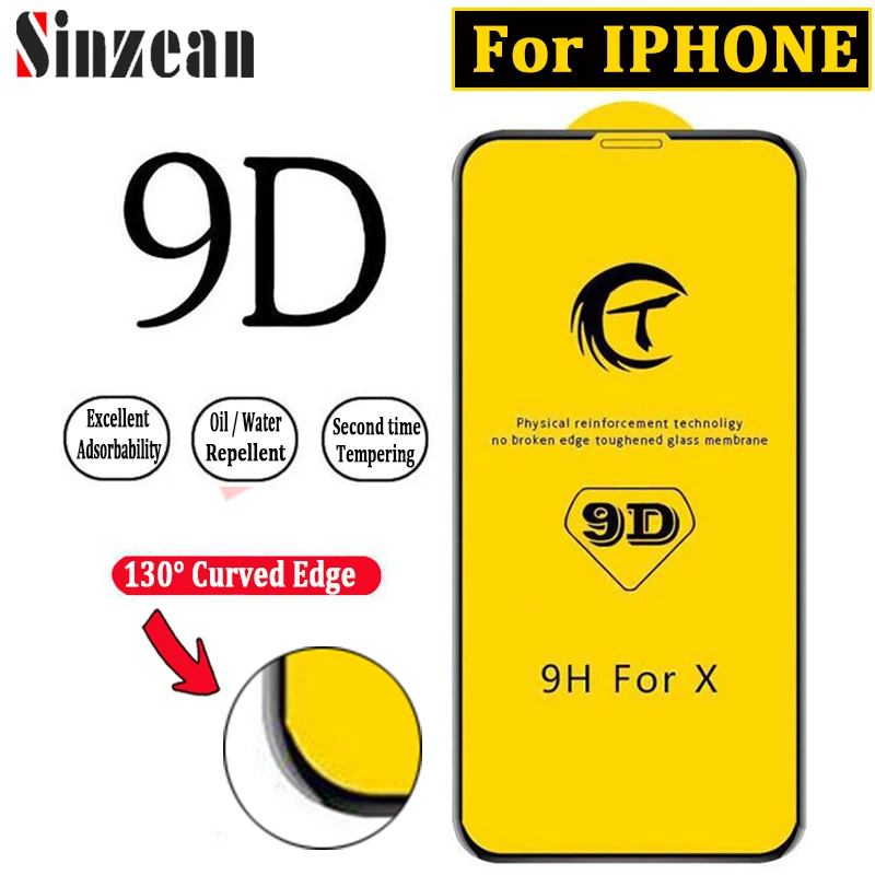 Закаленное защитное стекло 9D для IPHONE 13promax 12 pro max/12 mini/11 max/7/8 plus/XR/11 50 шт. | Мобильные