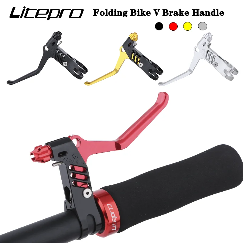 

Тормозной рычаг LP Litepro CNC сверхлегкий алюминиевый сплав для складного велосипеда fnhon BMX MTB велосипеда V проводной вытяжной тормозной рычаг