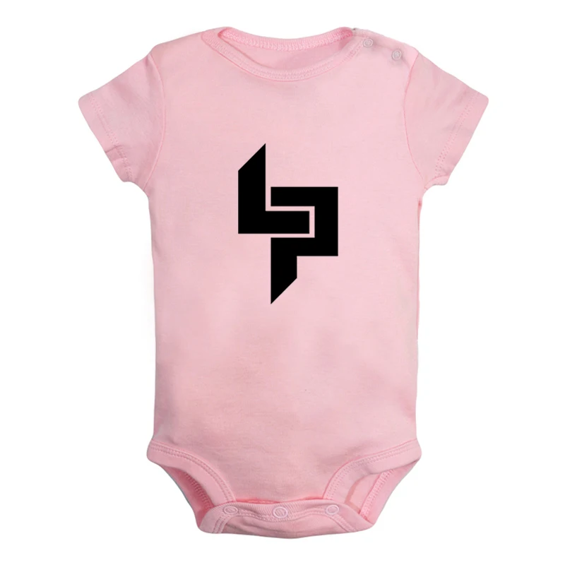JcBaby2150PD Забавные популярные комплекты одежды для новорожденных мальчиков и девочек в стиле Linkin Park Symbol LP; комбинезон с принтом; боди для младенцев; комплекты одежды из хлопка - Цвет: JcBaby2150PD