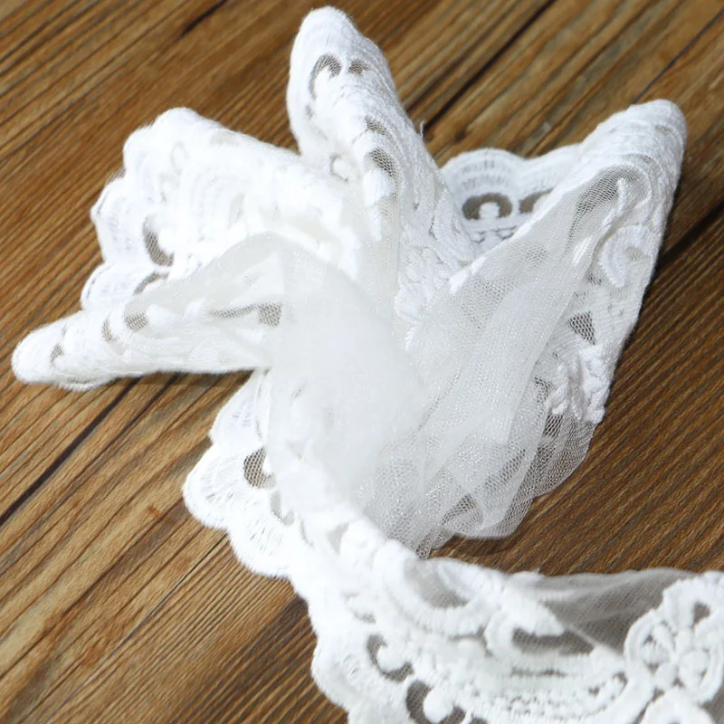 1 ярд 17 см широкий белый материал изделия высокого качества DIY ремесло свадебные